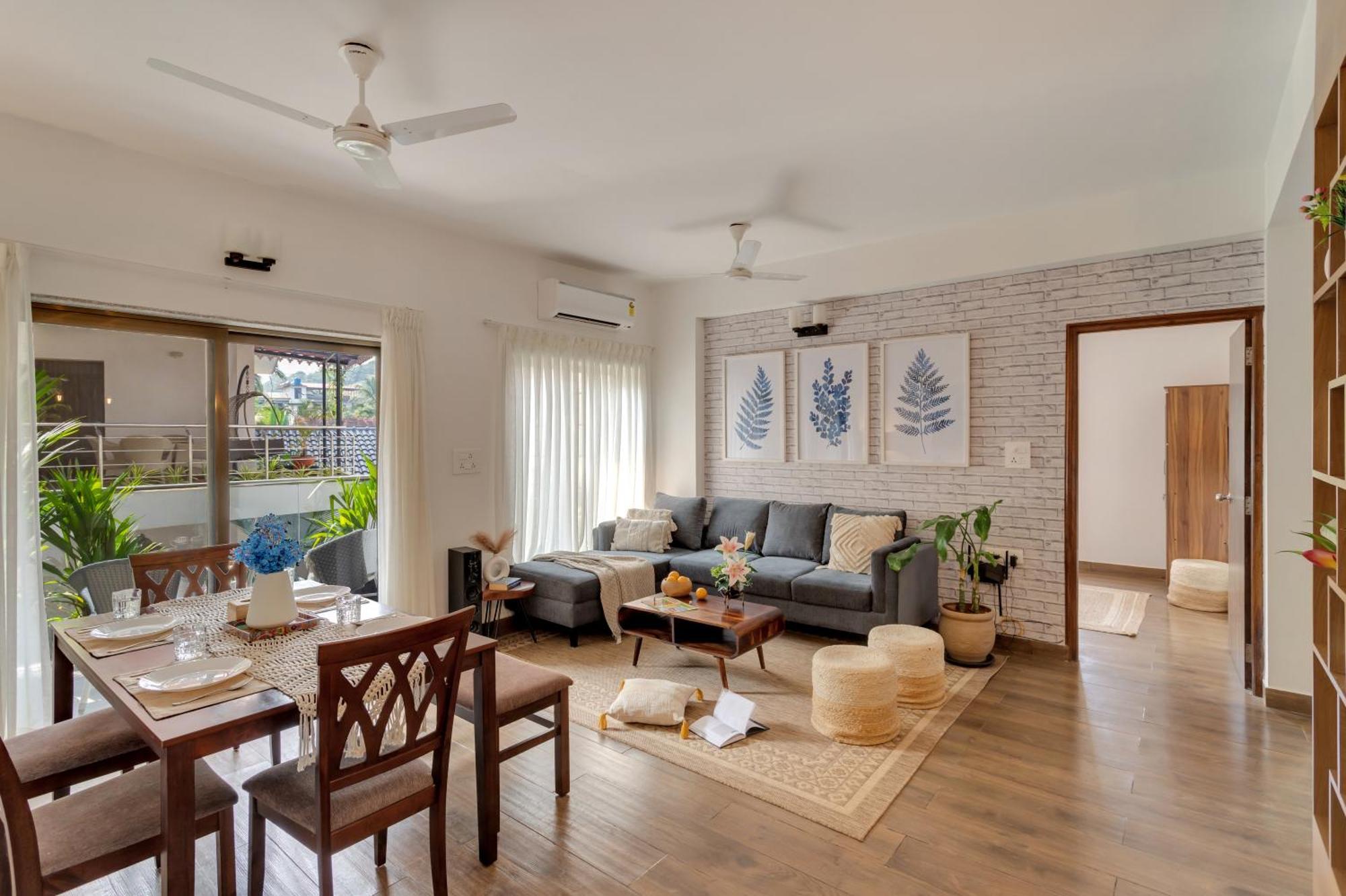 2bhk Bruno Nera Candolim Apartment *